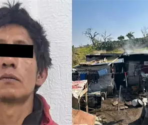 Sujeto golpea a su esposa y luego incendia su casa en Milpa Alta; ya fue detenido