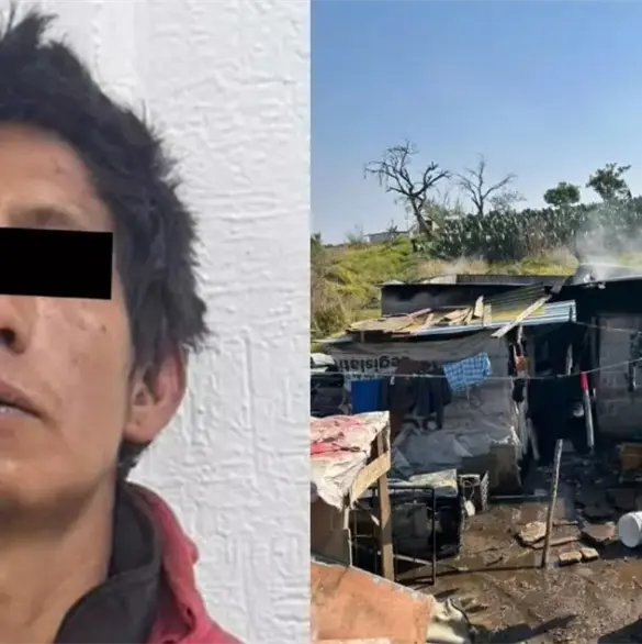 Sujeto golpea a su esposa y luego incendia su casa en Milpa Alta; ya fue detenido