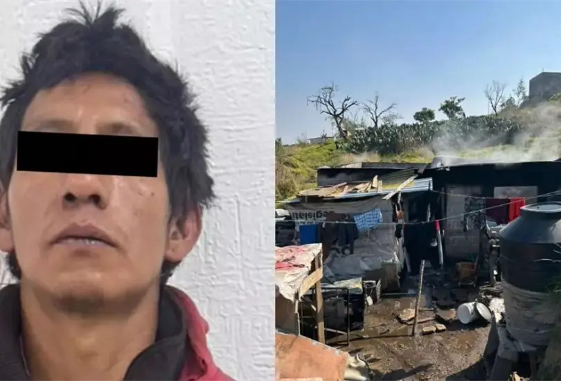 Sujeto golpea a su esposa y luego incendia su casa en Milpa Alta; ya fue detenido
