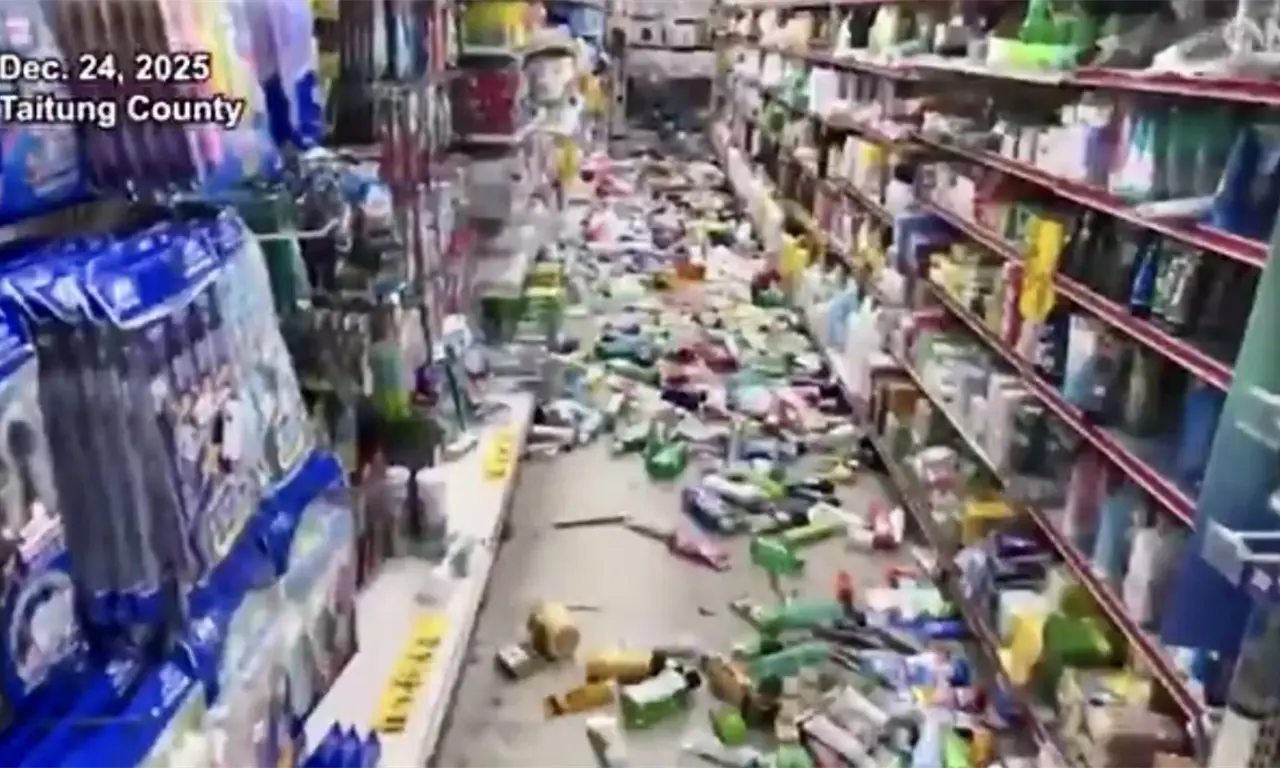  Imágenes del impactante sismo que sacudió a Taiwán en plena Nochebuena 