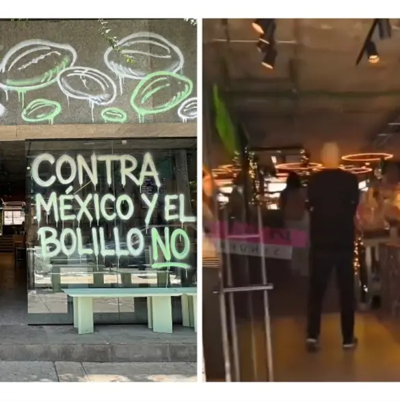 VIDEO | Mexicano lanza bolillos en la panader&iacute;a Green Rhino de Richard Hart tras la pol&eacute;mica sobre el pan