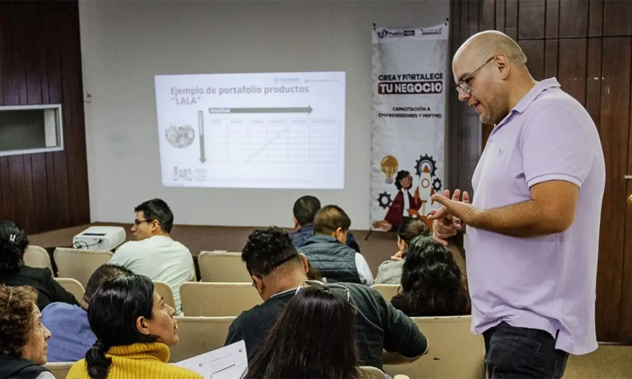  Las capacitaciones dadas por el gobierno de Puebla. 
