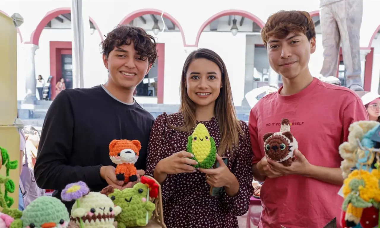  Así estuvo El mercadito de las juventudes. 