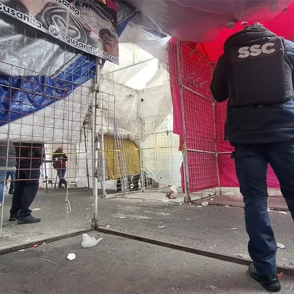 Abandonan cuerpo encobijado y amarrado en Tepito tras Navidad