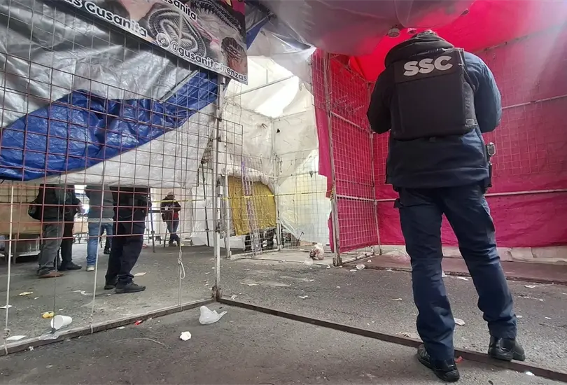 Abandonan cuerpo encobijado y amarrado en Tepito tras Navidad