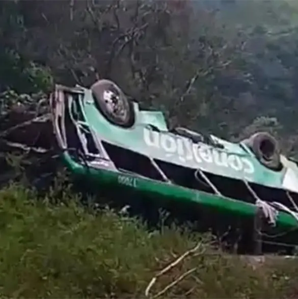 Filtran foto antes del accidente de autob&uacute;s que dej&oacute; 10 muertos en Veracruz en Nochebuena
