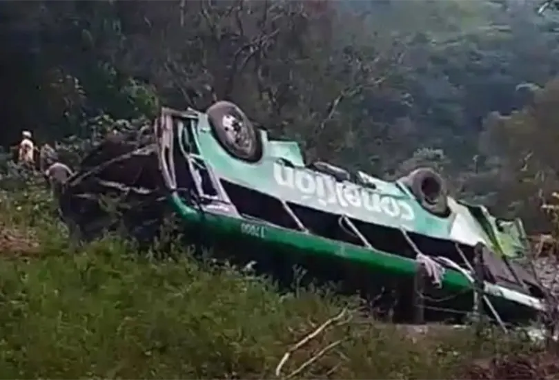 Filtran foto antes del accidente de autob&uacute;s que dej&oacute; 10 muertos en Veracruz en Nochebuena