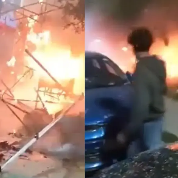 Noche de terror en Tultitl&aacute;n: explosi&oacute;n de gas en bazar navide&ntilde;o deja heridos