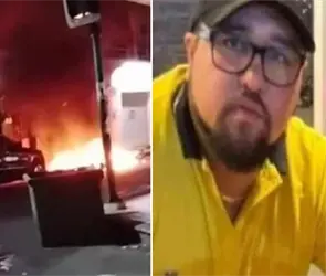 Desaparecen siete hombres durante la madrugada, tras incendio de bares y varios veh&iacute;culos en Chiapas