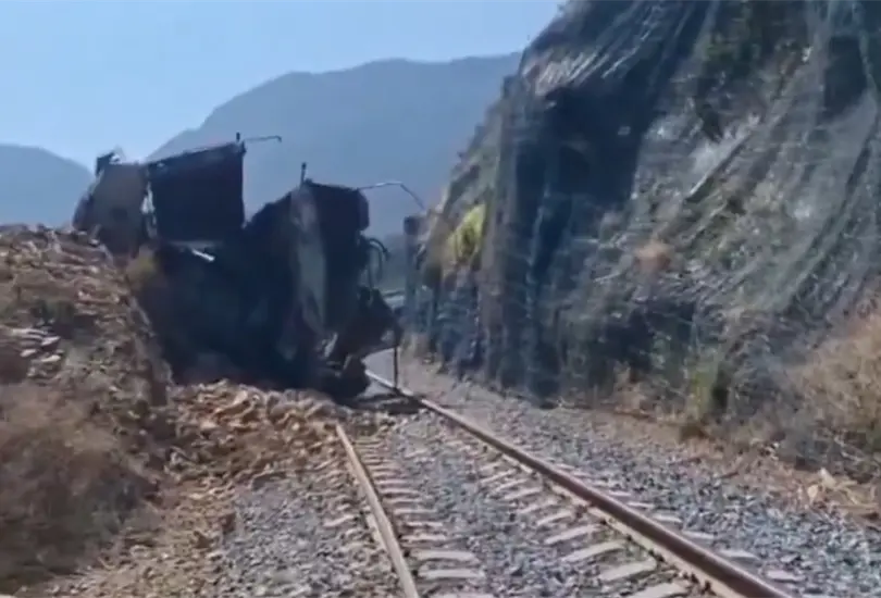 Surge nuevo video del accidente del Tren Interoce&aacute;nico.