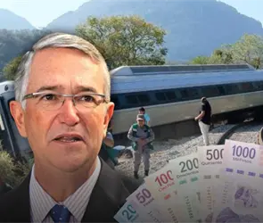 Accidente Tren Interoce&aacute;nico: Seguros Azteca de Salinas Pliego cubrir&aacute; da&ntilde;os del descarrilamiento