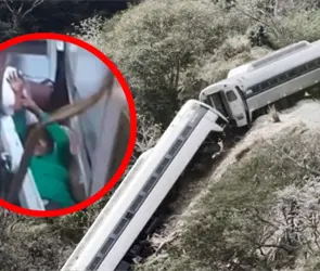 Accidente Tren Interoce&aacute;nico: nuevo video muestra los momentos de terror que vivieron los pasajeros tras quedar prensados 