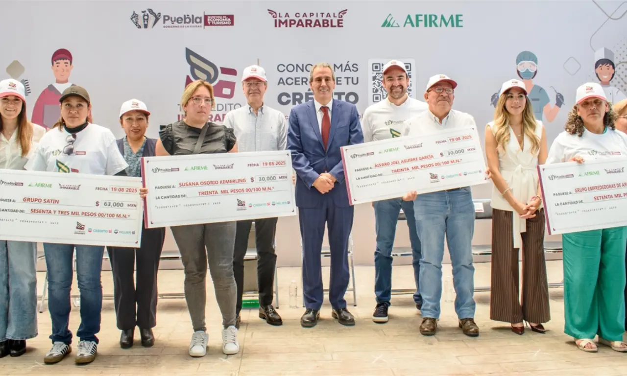  Los beneficiarios del programa Tu Crédito Imparable. 