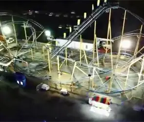 Terror en feria de Durango: menor sale volando de juego mec&aacute;nico 