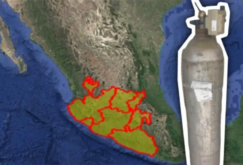 La SSPC pidió a la ciudadanía no manipular el cilindro en caso de hallarlo y reportarlo de inmediato.