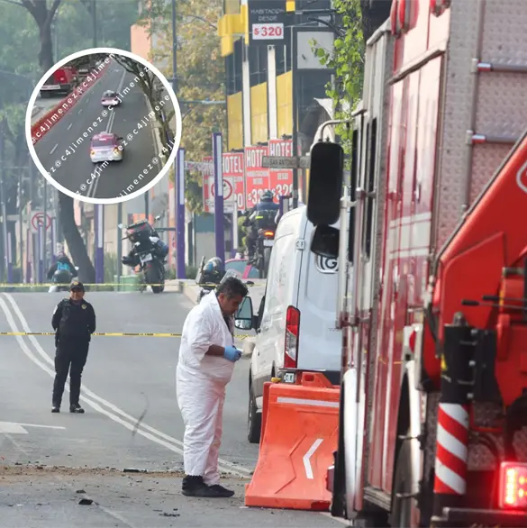 Difunden video del momento exacto del choque del taxista que destroz&oacute; su auto en Tlalpan