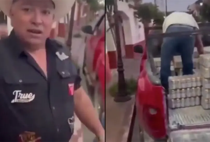 La difusión del video donde el alcalde presume la compra de 24 mil cervezas provocó indignación. La difusión del video donde el alcalde presume la compra de 24 mil cervezas provocó indignación.