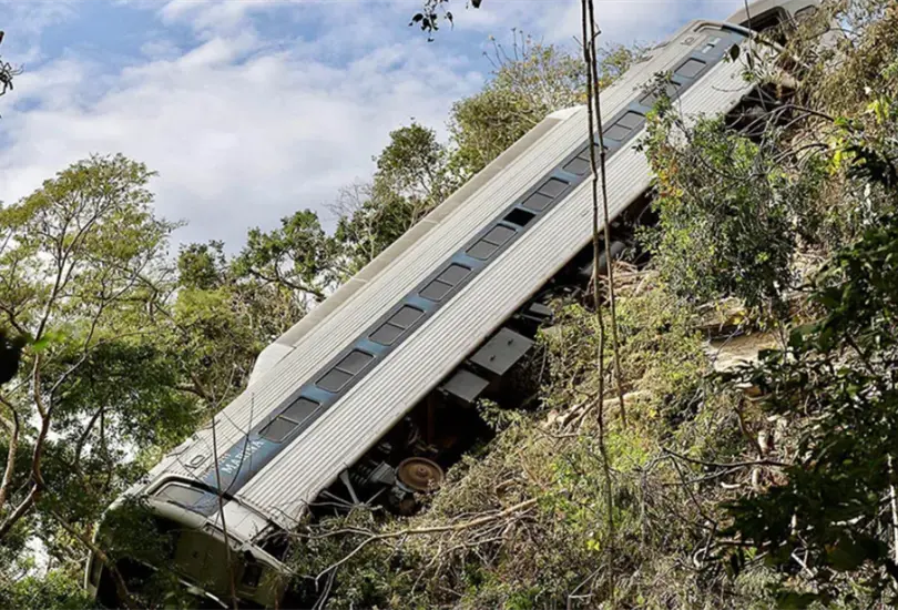 El Tren Interoceánico se descarriló el fin de semana pasado en Oaxaca.