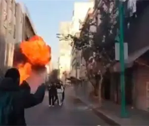 Captan momento exacto de la explosi&oacute;n en edificio de la CDMX tras sismo de 6.5