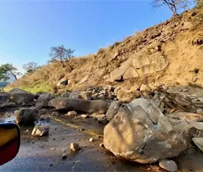 Impactantes im&aacute;genes: sismo de 6.5 caus&oacute; deslaves en la Acapulco–Zihuatanejo