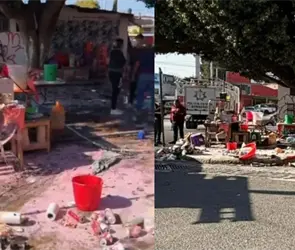 Explosi&oacute;n de tanque de gas en puesto de comida en Puebla deja 17 heridos, entre ellos un menor 