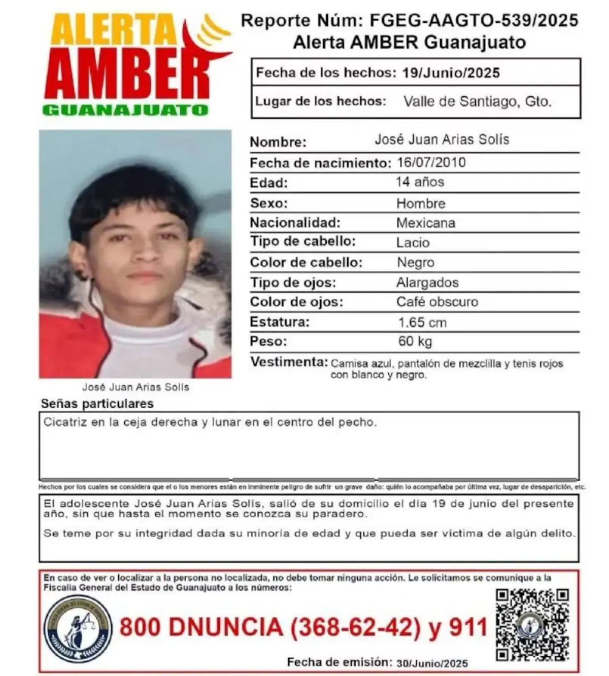 Juan buscaba a su hijo desaparecido desde junio de 2025. Especial