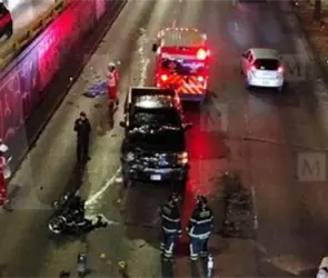 Tragedia vial en CDMX: muere motociclista en Circuito Interior tras chocar con camioneta