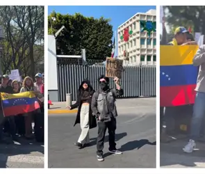 Detenci&oacute;n de Maduro confronta a mexicanos y venezolanos en CDMX