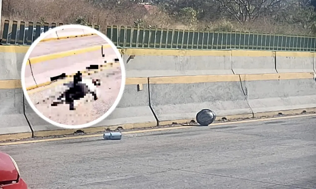  Mujer muere al caer de una motocicleta en la México-Cuernavaca y su acompañante abandona su cuerpo
 