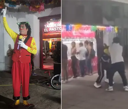 Payaso Mike daba show en evento cultural de Tapachula cuando fue brutalmente golpeado por comerciantes