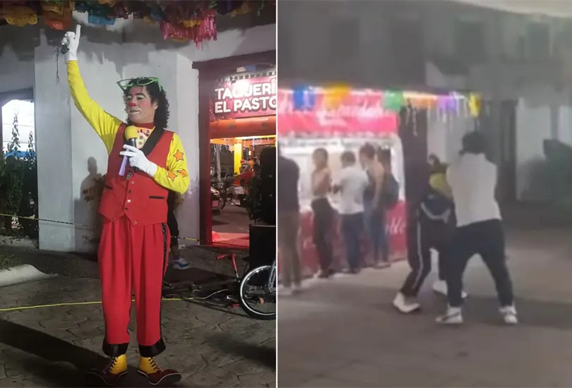 Payaso Mike daba un show en Día de Reyes cuando fue brutalmente golpeado por comerciantes Payaso Mike daba un show en Día de Reyes cuando fue brutalmente golpeado por comerciantes
