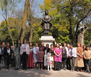 Sheinbaum inaugura monumentos a mujeres ind&iacute;genas en Reforma: "Es un acto de justicia hist&oacute;rica"