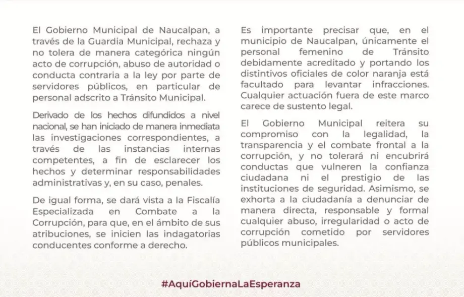 Gobierno de Naucalpan. 