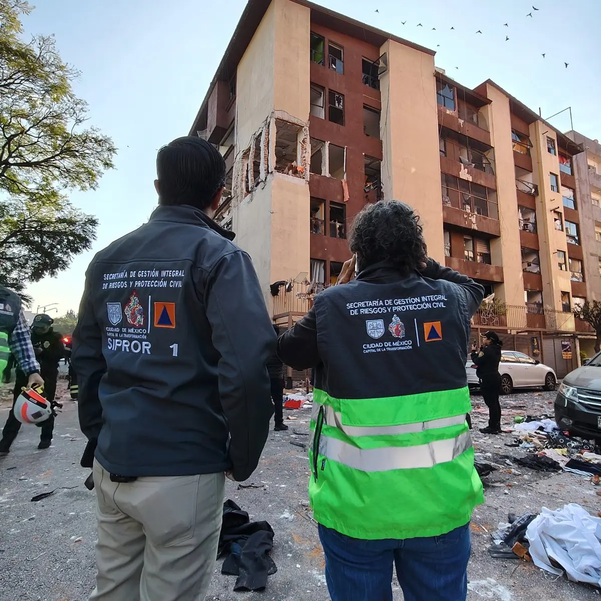 Las autoridades acudieron a la zona para evaluar los daños. Protección Civil.