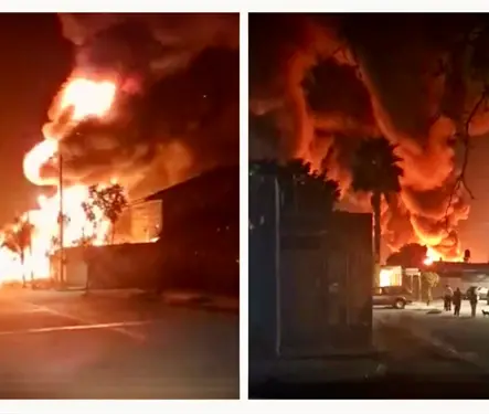 Impactantes im&aacute;genes: explota presunta toma clandestina de combustible en Villagr&aacute;n, Guanajuato