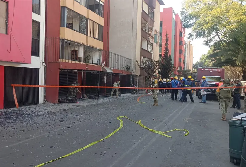 Explosi&oacute;n en Paseos de Taxque&ntilde;a: video revela c&oacute;mo qued&oacute; el interior del edificio