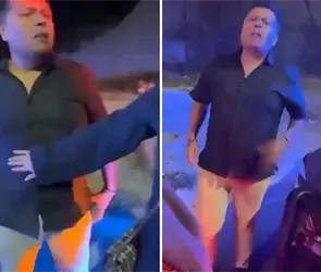 "Te la voy a cobrar": morenista explota al ser detenido en alcohol&iacute;metro en Pachuca