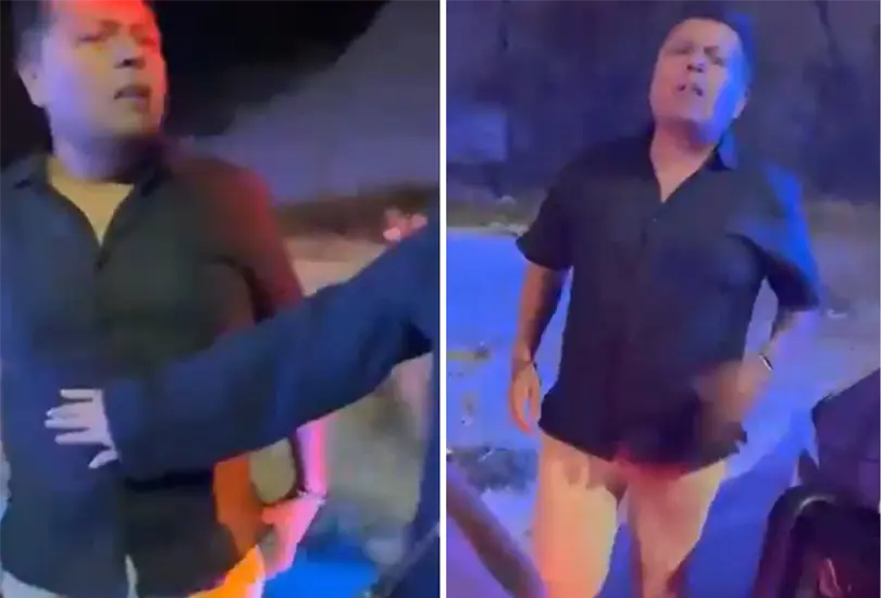 El video del exfuncionario se hizo viral.