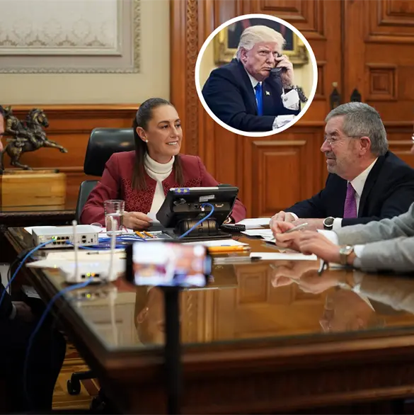 As&iacute; fue la llamada entre Sheinbaum y Trump tras las amenazas de la posible invasi&oacute;n