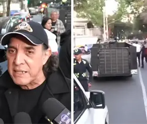 Luis Felipe Tovar enfrenta a polic&iacute;as de tr&aacute;nsito que intentaron llevarse su auto