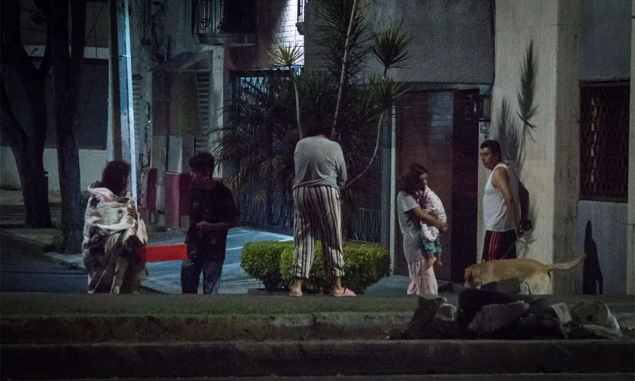  El sismo que despertó a los capitalinos. 