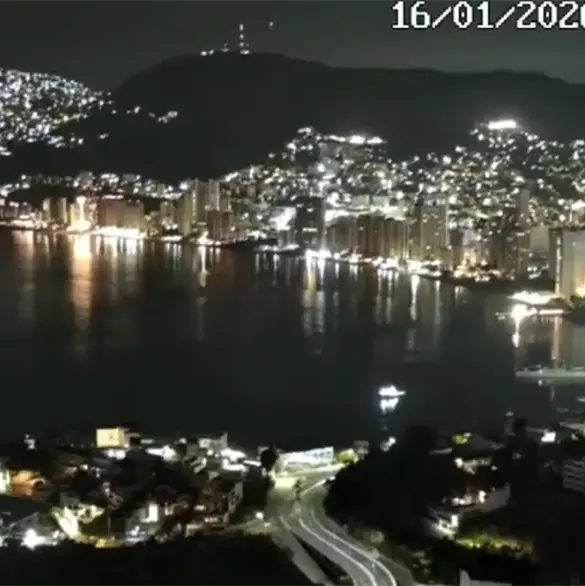 "Se sinti&oacute; como un brinco": Difunden video del inicio del sismo en Acapulco