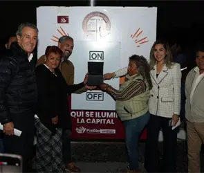 Puebla Brilla: gobierno municipal instala 201 luminarias LED en Jardines de Santa Rosa