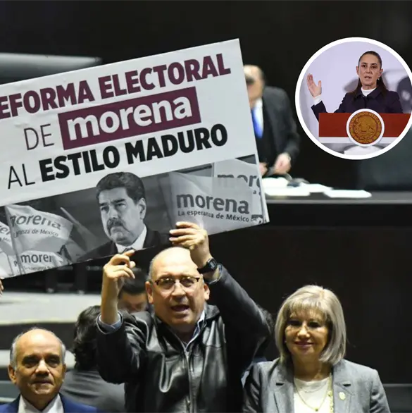 &iquest;Qu&eacute; es la "Ley Maduro" y por qu&eacute; la reforma electoral enfrenta a Morena y la oposici&oacute;n?