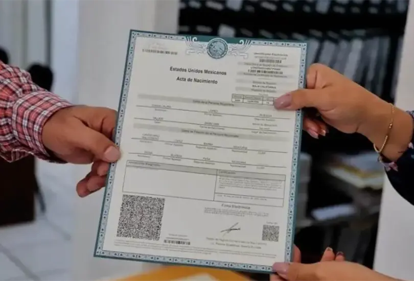 Aunque actualmente es posible descargar este documento de forma digital desde cualquier parte del país, el costo no es federal.