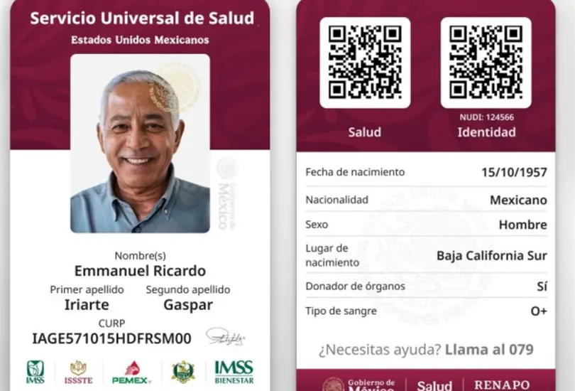 La Credencial del Servicio Universal de Salud.