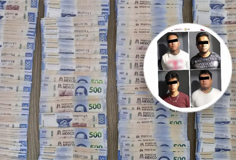 Asalto, choque y detenci&oacute;n: caen cuatro tras robar 200 mil pesos en Iztacalco