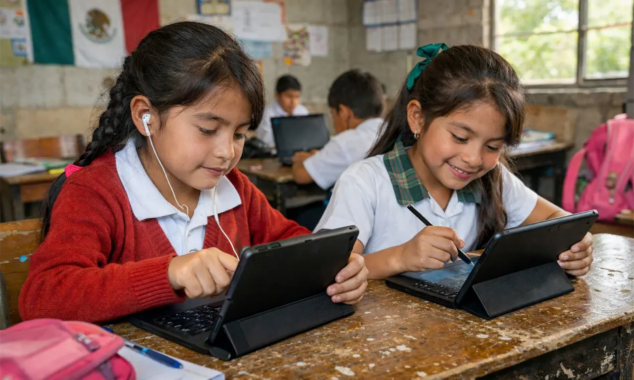  Para muchos estudiantes, la escuela es el único espacio donde tienen acceso a internet. 