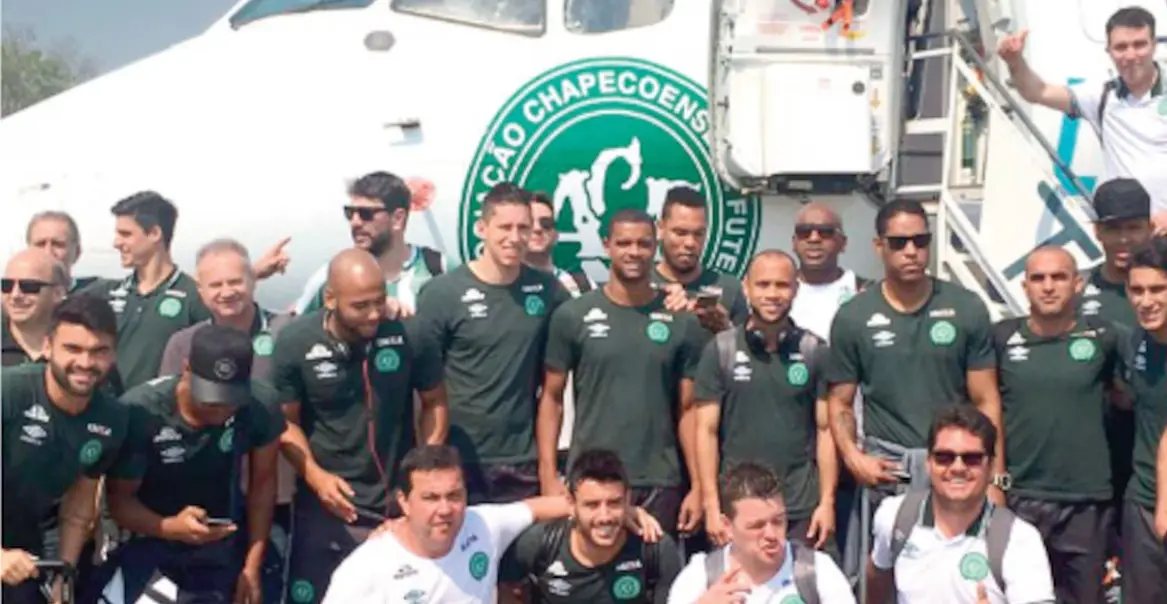 Mueren futbolistas del equipo Chapecoense