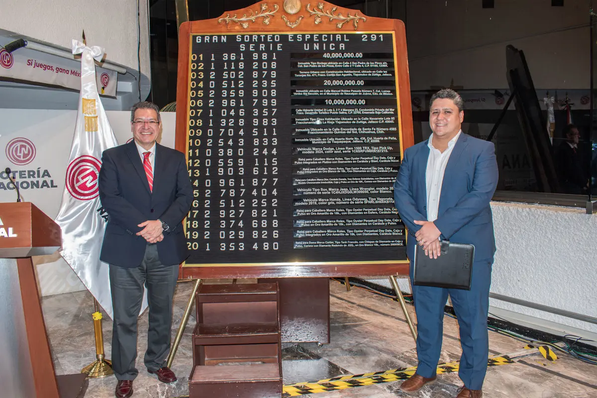 Loter&iacute;a Nacional. 